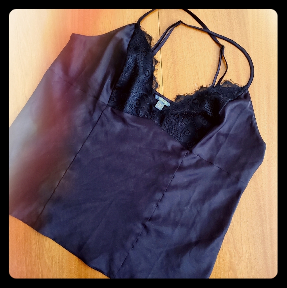 Guess Spaghetti Strap Satin Camisole size XL